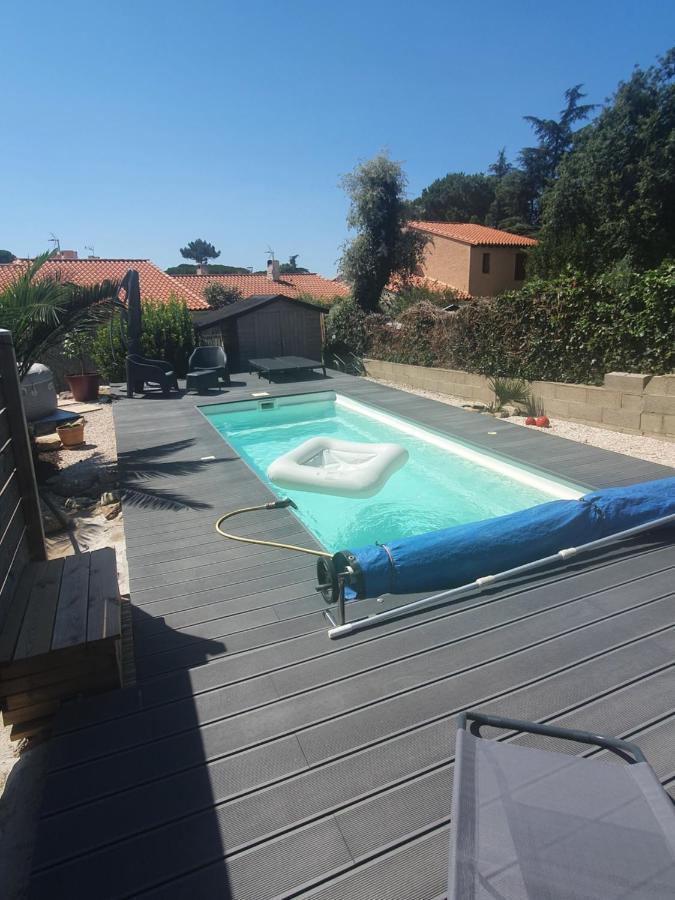 T2 Jusqu'A 4 Personnes En Rez-De-Jardin De Maison, Avec Piscine, Draps Et Serviettes De Toilette Fournis Lejlighed Argelès-sur-Mer Eksteriør billede